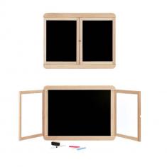 Triptych wall panel