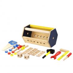 Caja de herramientas de madera