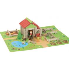 My first little wooden farm - 80 pieces