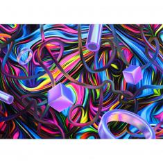 Puzzle de 1000 piezas: Selva abstracta