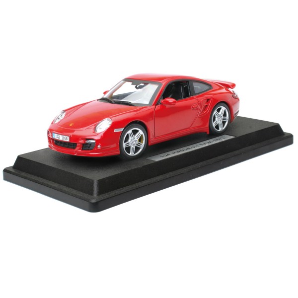 Modèle réduit : Porsche rouge : Echelle 1/24 - Johnworld-JOY8501-2