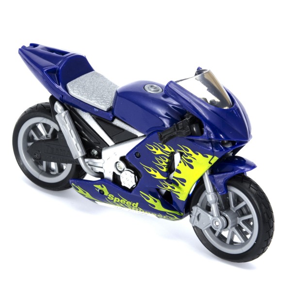 Moto 1/18 : Speed Runner Bleue - JohnWorld-TEA10642-2