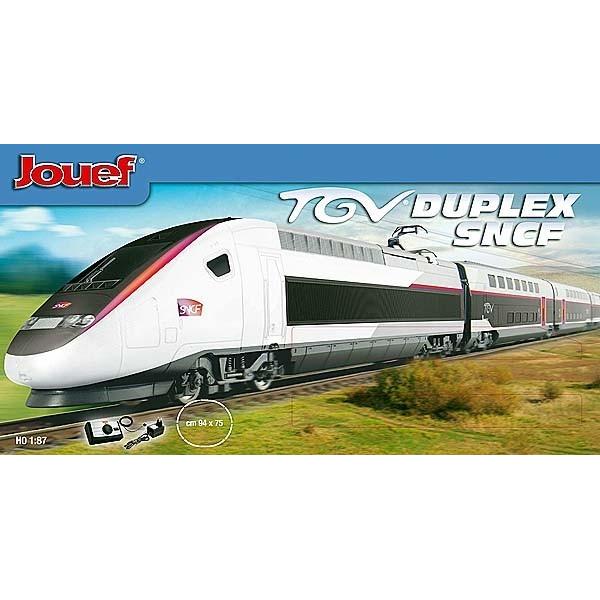 Le grand coffret du TGV duplex au H0 de Jouef