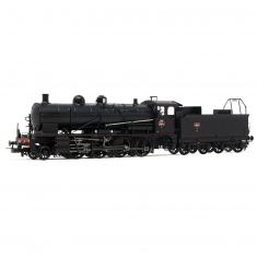 Dampflokomotive 140 C 70 der SNCF mit schwarzem Tender 18B 64