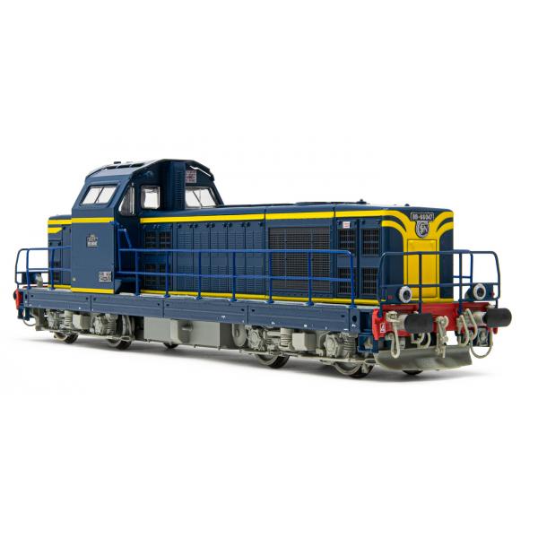 Jouef Locomotive BB66047 diesel SNCF bleu jaune period III 1/87 HO - HJ2392
