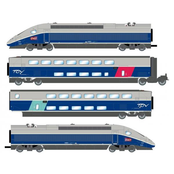 Jouef SNCF TGV 2N2 EuroDuplex period VI HO Sons - HJ2362S