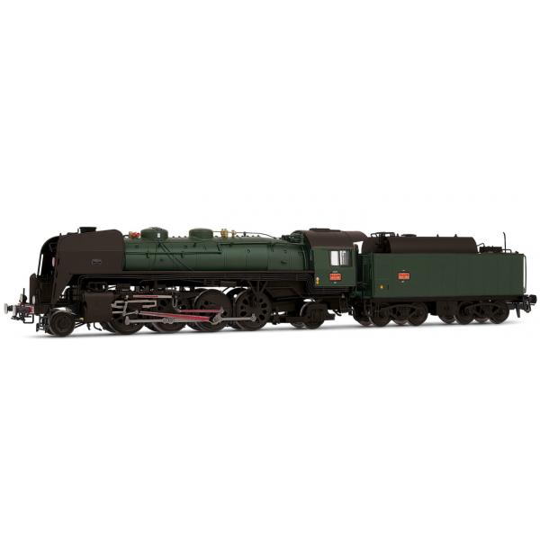Jouef locomotive à vapeur  SNCF, verte, avec tender à grande capacité, période III HO 1:87 - HJ2276