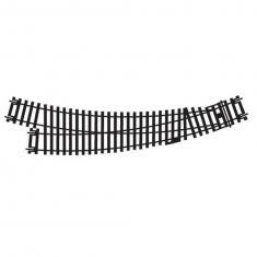 Accessory for train track : Right curved turnout