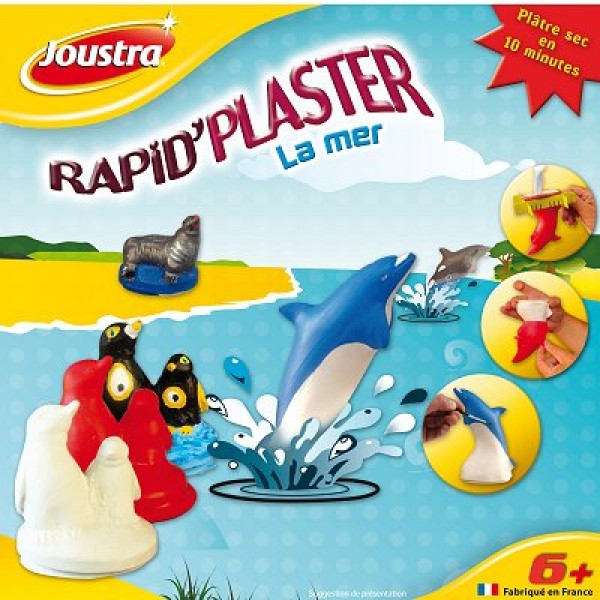 Kit de moulage en plâtre - Rapid'Plaster : La mer - Heller-Joustra-41081