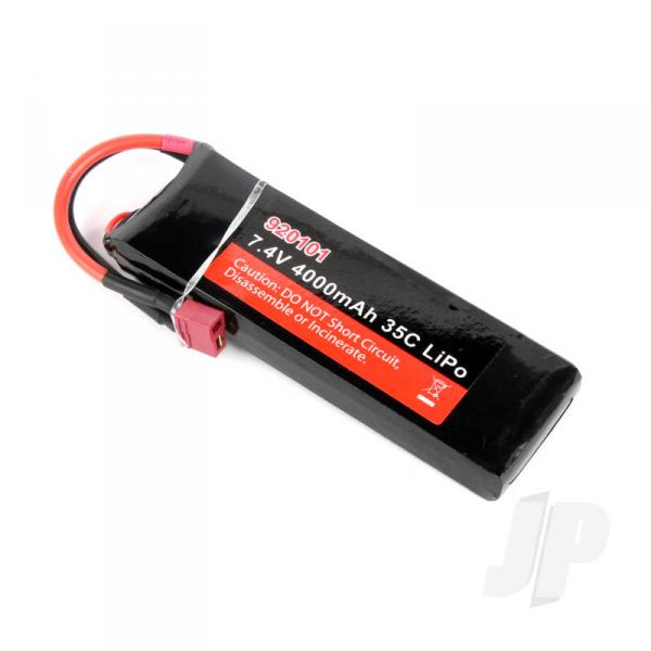 Accu LiPo 2S 4000mAh 7.4V 35C Prise Dean - JOY830119