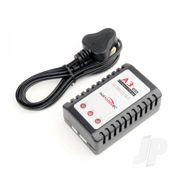 2S / 3S Balance Charger & UK Plug AC Power Cable - JOY820514