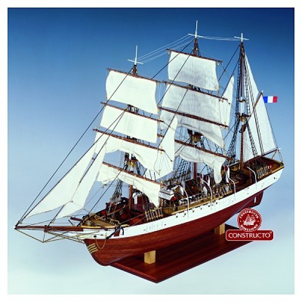 Wooden model ship: Le Pourquoi Pas? - Constructo-80835