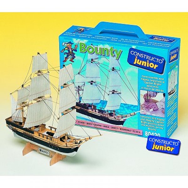 Maquette bateau en bois : Ligne Junior : Bounty - Constructo-80420