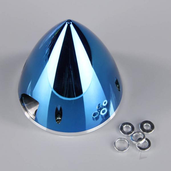 Cone Helice 102mm Chrome Blue embase Aluminium - JPDAC02077