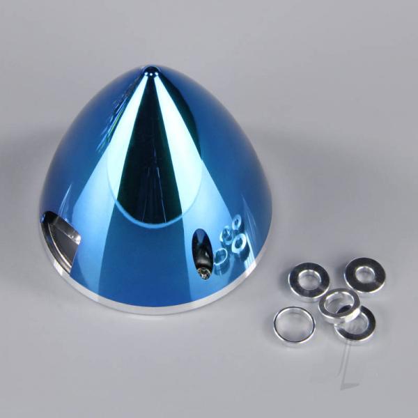 Cone Helice 51mm Chrome Blue embase Aluminium - JPDAC02061