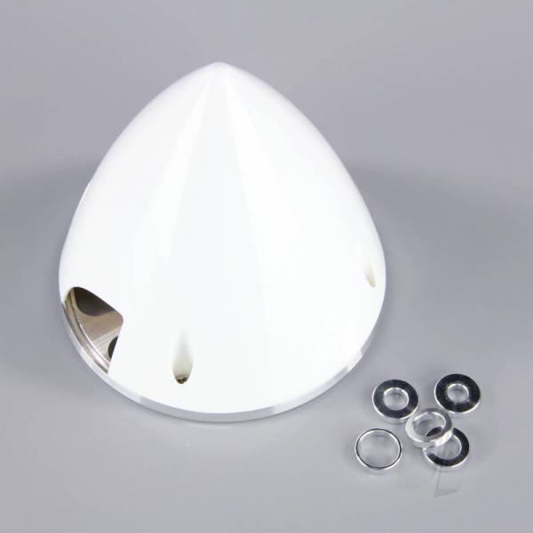 Cone Helice 102mm Blanc embase Aluminium - JPDAC02038