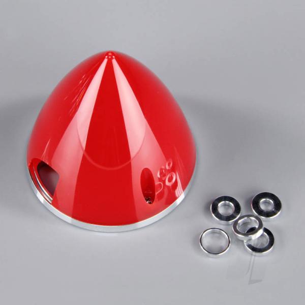 Cone Helice 70mm Rouge embase Aluminium - JPDAC02021