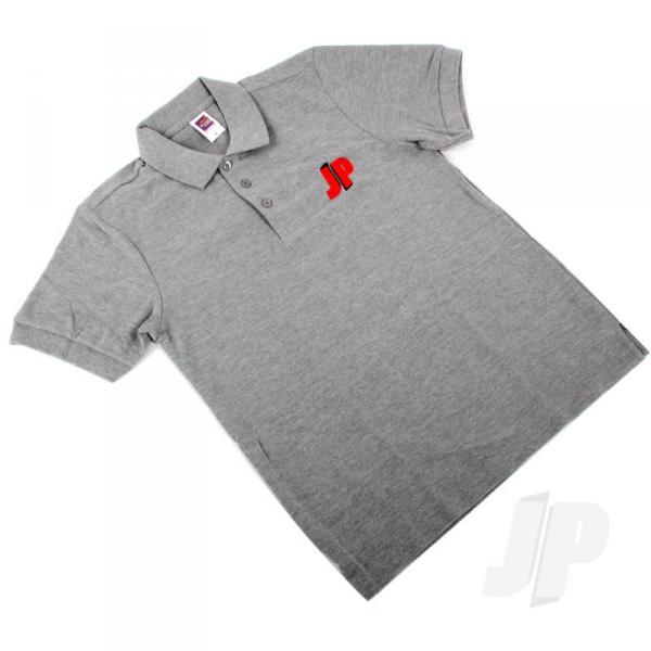 JP Polo Shirt Light Grey (Size S) - JPDC010102