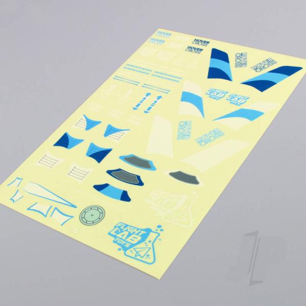 HoverCross Decal Sheet (Bleu) - FHT1006