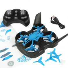 HoverCross Drone Quadcopter Hovercraft 2-en-1 Bleu