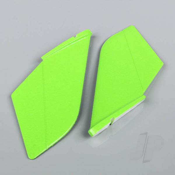 Vertical Fin Set Green (Painted With Decal) (F-38) -  - JPDF12010