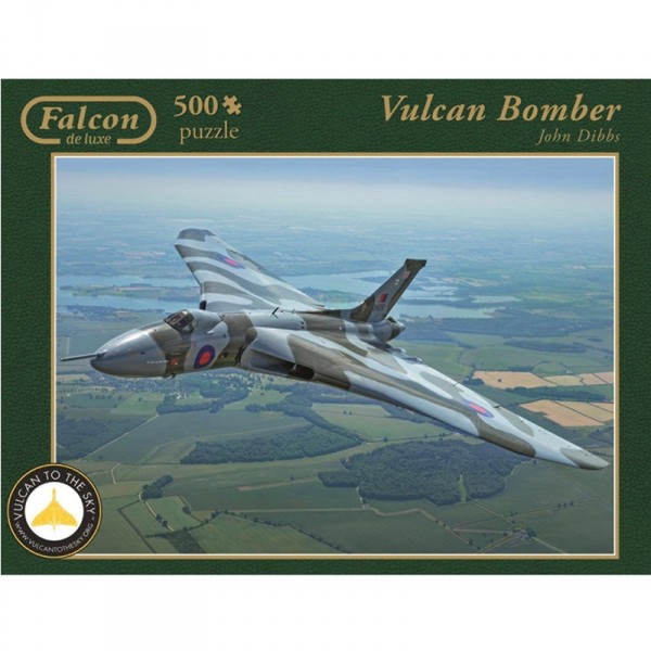 Puzzle 500 pièces- Avion Vulcan Bomber - Diset-611147