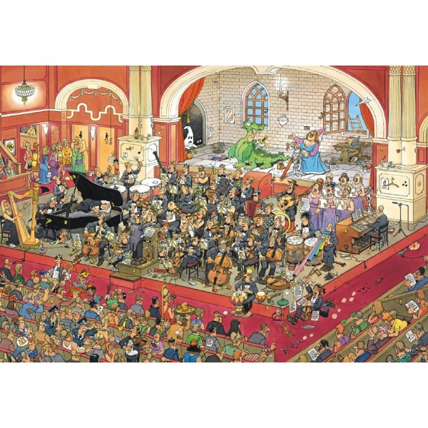 Puzzle 1000 pièces : L'opéra - Diset-17214