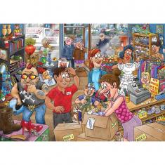 Puzzle 1000 pièces : Wasgij Mystery 29 - Débâcle des dons !
