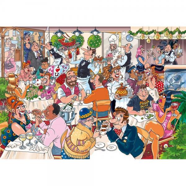 Puzzle 1000 pièces : Wasgij Mystery 26 - Saint-Valentin !  - Jumbo-1110100592