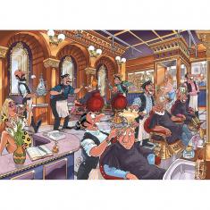  1000-Teile-Puzzle: Wasgij Mystery 27 – Eine ganz, ganz knappe Sache!