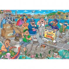  Puzzle 1000 piece : Wasgij Original47 - Boating Bedlam ! 
