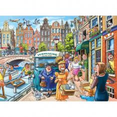Puzzle 1000 pièces : Wasgij Original 45 - La journée du déménagement !