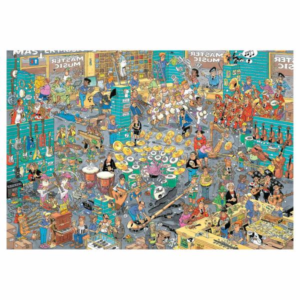 Puzzle de 5000 piezas: Jan Van Haasteren: Tienda de música - Diset-20050