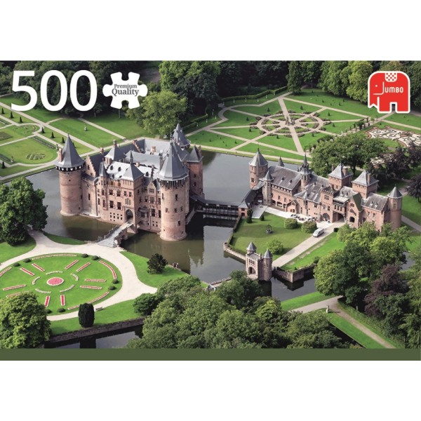 Puzzle 500 pièces - le Château de Haar au Pays-Bas - Diset-618343