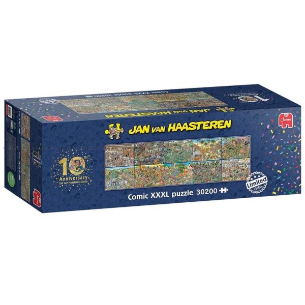 Puzzle 30200 pièces :  10e anniversaire Studio Jan van Haasteren - Diset-1110100027