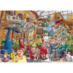 1000 piece puzzle :  Wasgij Mystery 24 : Blight at the museum!