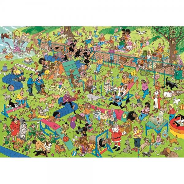 Puzzle 1000 pièces : JVH - Parcours pour chiens  - Jumbo-1110100624