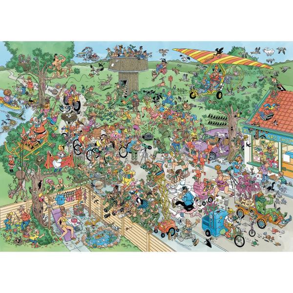 Puzzle 1000 pièces : Le recensement annuel des oiseaux - Jumbo-1110100318