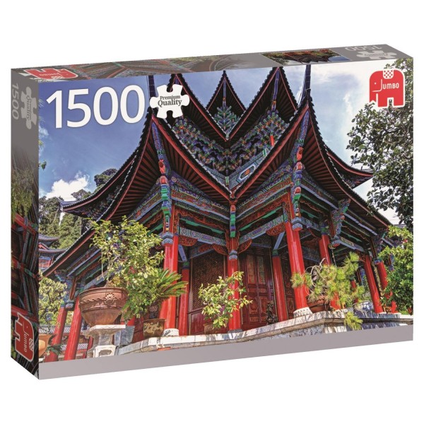 Puzzle 1500 pièces :  Temple chinois - Diset-18584