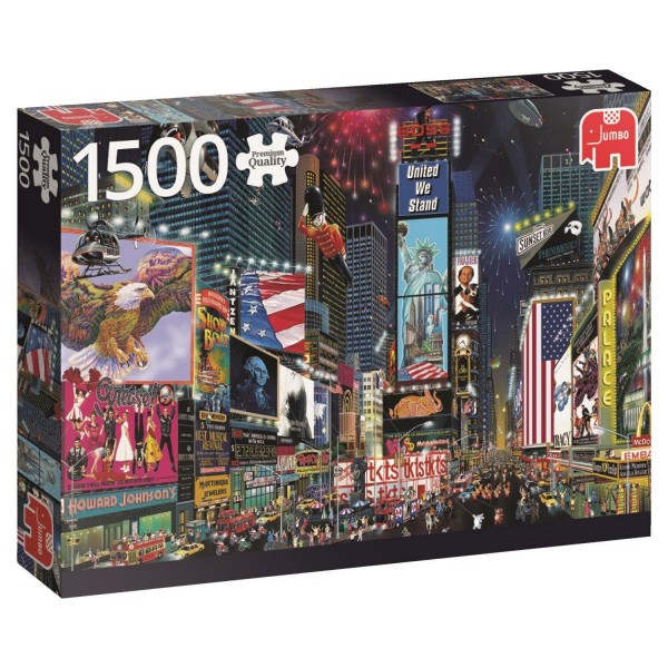 Puzzle 1000 pièces : Times Square, New York - Diset-18583