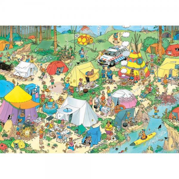Puzzle 1000 pièces : JVH - Camping nature  - Jumbo-1110100603