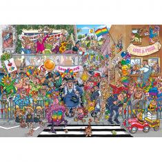 Puzzle de 1000 piezas: Wasgij Original Número 34: Una pieza de orgullo