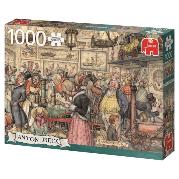 Puzzle 1000 pièces - L'exposition - Diset-17094