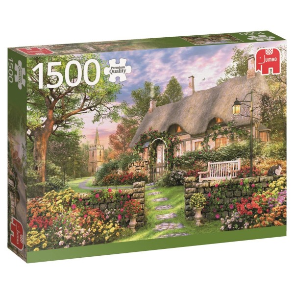 Puzzle 1500 pièces : Cottage - Diset-18367
