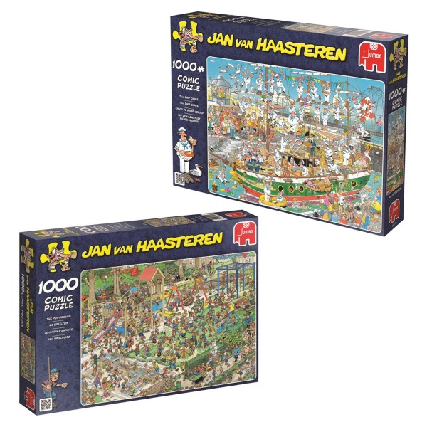 Pack 2 puzzles 1000 pièces : Jan Van Haasteren - KIT00110