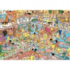Puzzle 1000 pieces : JVH - Hot in front, Cahos inside!