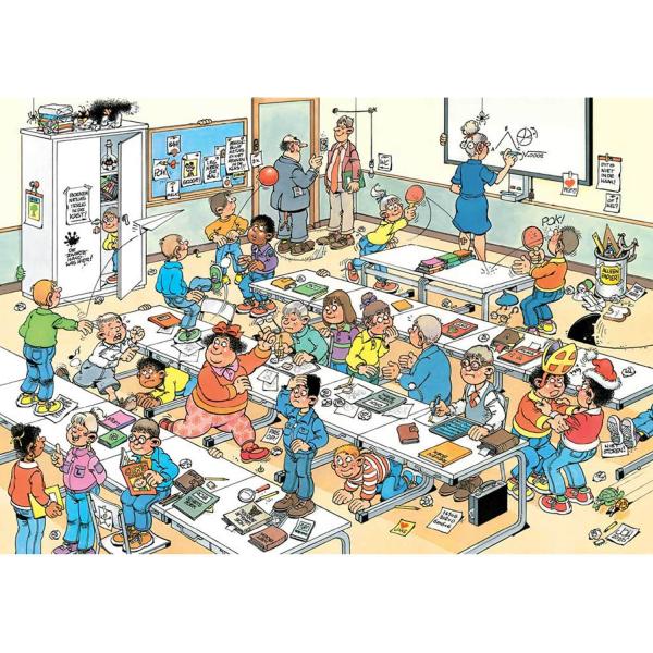 360 Teile Puzzle: Jan Van Haasteren (Junior): Das Klassenzimmer - Diset-20062