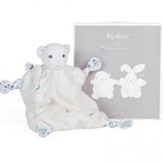 Ivory teddy bear comforter