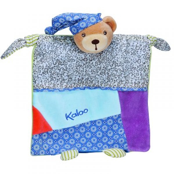Kaloo - Hippie Chic : Doudou ours marionnette patchwork - Kaloo-961563