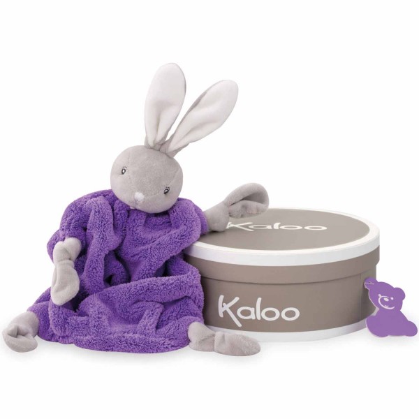 Kaloo Néon : Doudou lapin violet fluo - Kaloo-K962328